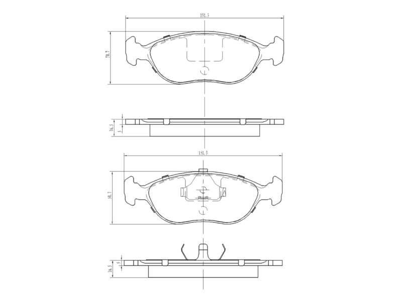 Brake pad for disc brake